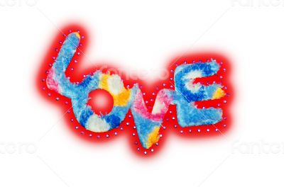 Red label love fluff and sequin Red label love fluff and sequin