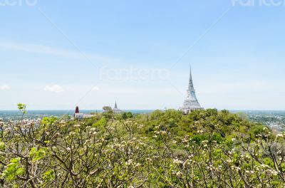 Pagoda on mountain in Phra Nakhon Khiri temple