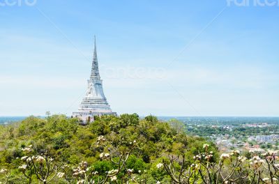 Pagoda on mountain in Phra Nakhon Khiri temple