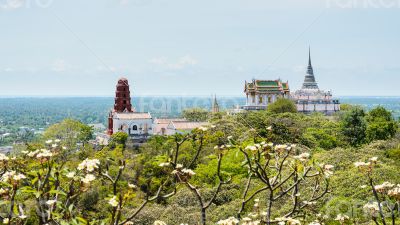 Pagoda on mountain in Phra Nakhon Khiri temple