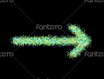 Arrow abstract technology background Arrow abstract technology background