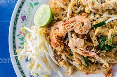 Thai style noodle , Pad thai