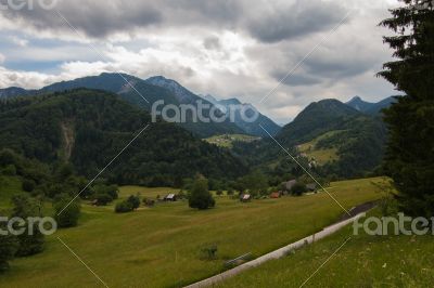 Beautiful landscape in the Dolomites