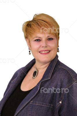 Mature Woman Body Language - Confident Smiling   