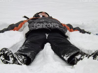 Snow angel Snow angel