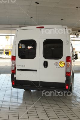 White Citroën Relay Commercial Transport  Van