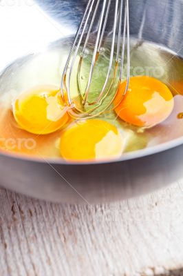 whisking eggs 