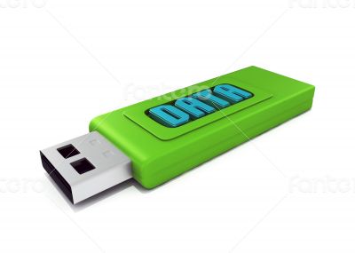 3d usb drive that contains word data