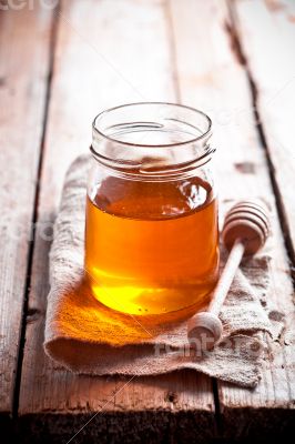 full honey pot and honey stick full honey pot and honey stick