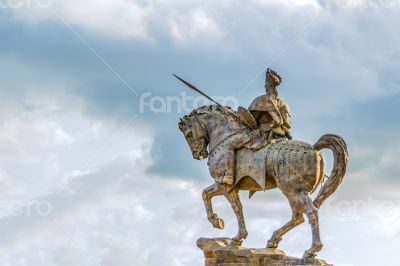 Statue of Ras Makonnen on a horse