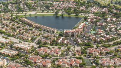 Aerial view of Miami Downtown