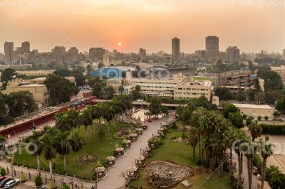 Aerial view of Cairo