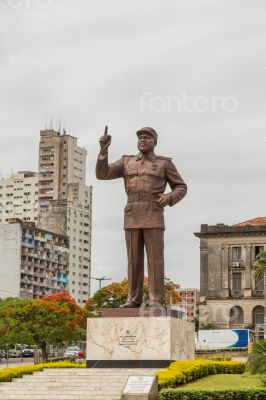 Statue of Samora Moisés Machel at Independence  Square