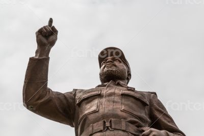 Statue of Samora Moisés Machel at Independence  Square