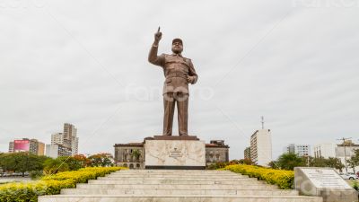 Statue of Samora Moisés Machel at Independence  Square