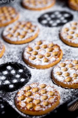 fresh homemade honey cookies