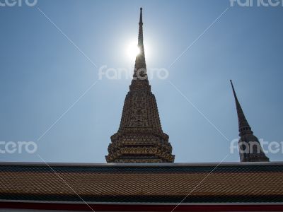 ิีBuddhist pagoda in wat(temple) poa
