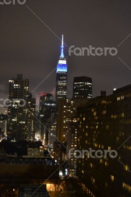 Empire State Building at night