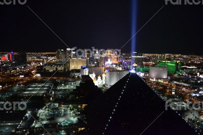 Las Vegas from the hight