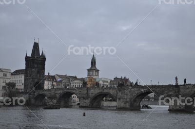 From a boat in the Vltava From a boat in the Vltava