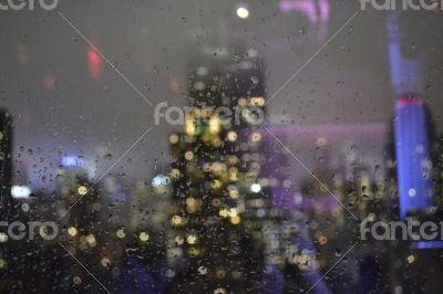 Empire State building from a window