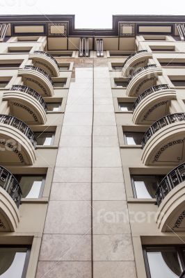 Istanbul, Turkey. Typical details of city building
