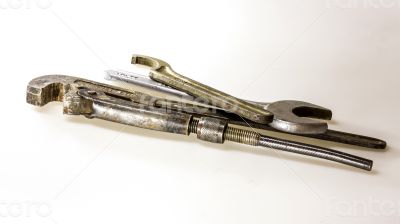 Vintage tools for metalwork works