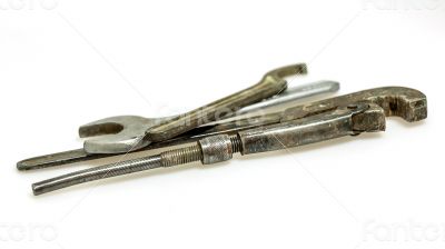 Vintage tools for metalwork works