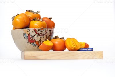 Ripe juicy persimmon