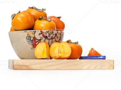 Ripe juicy persimmon