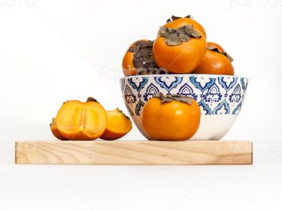 Ripe juicy persimmon
