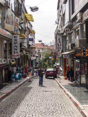 Istanbul, Turkey. April 28, 2011. Typical city landscape.