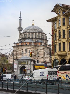 Istanbul, Turkey. Urban view in the spring afternoon