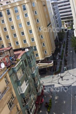 Istanbul, Turkey. Urban view in the spring afternoon.