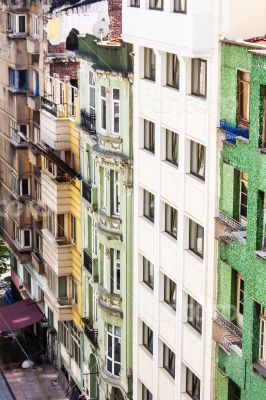 Istanbul, Turkey. Urban view in the spring afternoon.