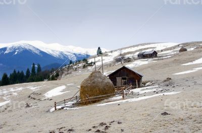 winter calm mountain landscape