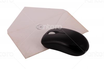 The Letter on The White Background Mouse Technology 