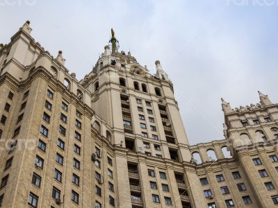 Moscow, Russia. Typical Stalin skyscraper