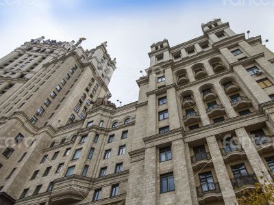 Moscow, Russia. Typical Stalin skyscraper