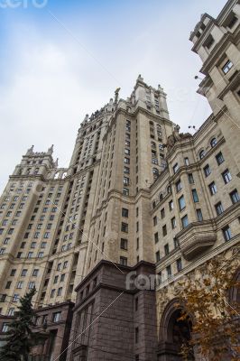 Moscow, Russia. Typical Stalin skyscraper