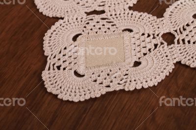 Handmade Lace on the Wood