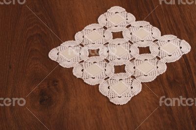 Handmade Lace on the Wood