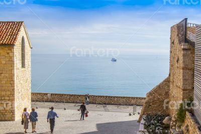 Antibes, France. A typical urban view