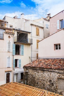 Antibe. Typical architectural details in Provencal style