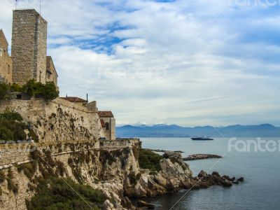 Antibe, France. Coastline. Landscape