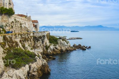 Antibe, France. Coastline. Landscape