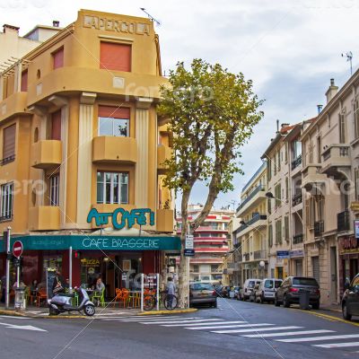 Antibes, France. A typical urban view