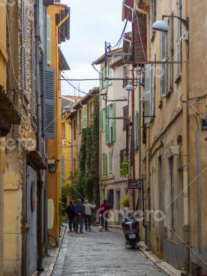 Antibes, France. A typical urban view