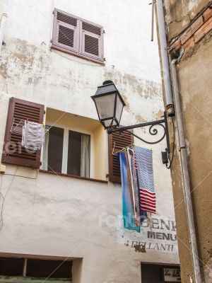 Antibe. Typical architectural details in Provencal style