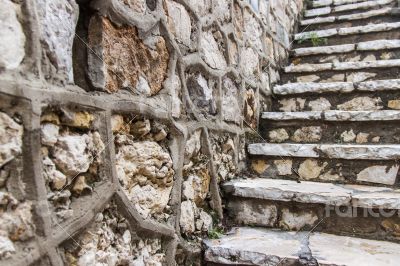 Antibe. Typical architectural details in Provencal style